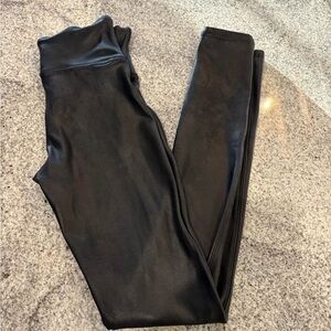 SPANX Shiny Black Leggings